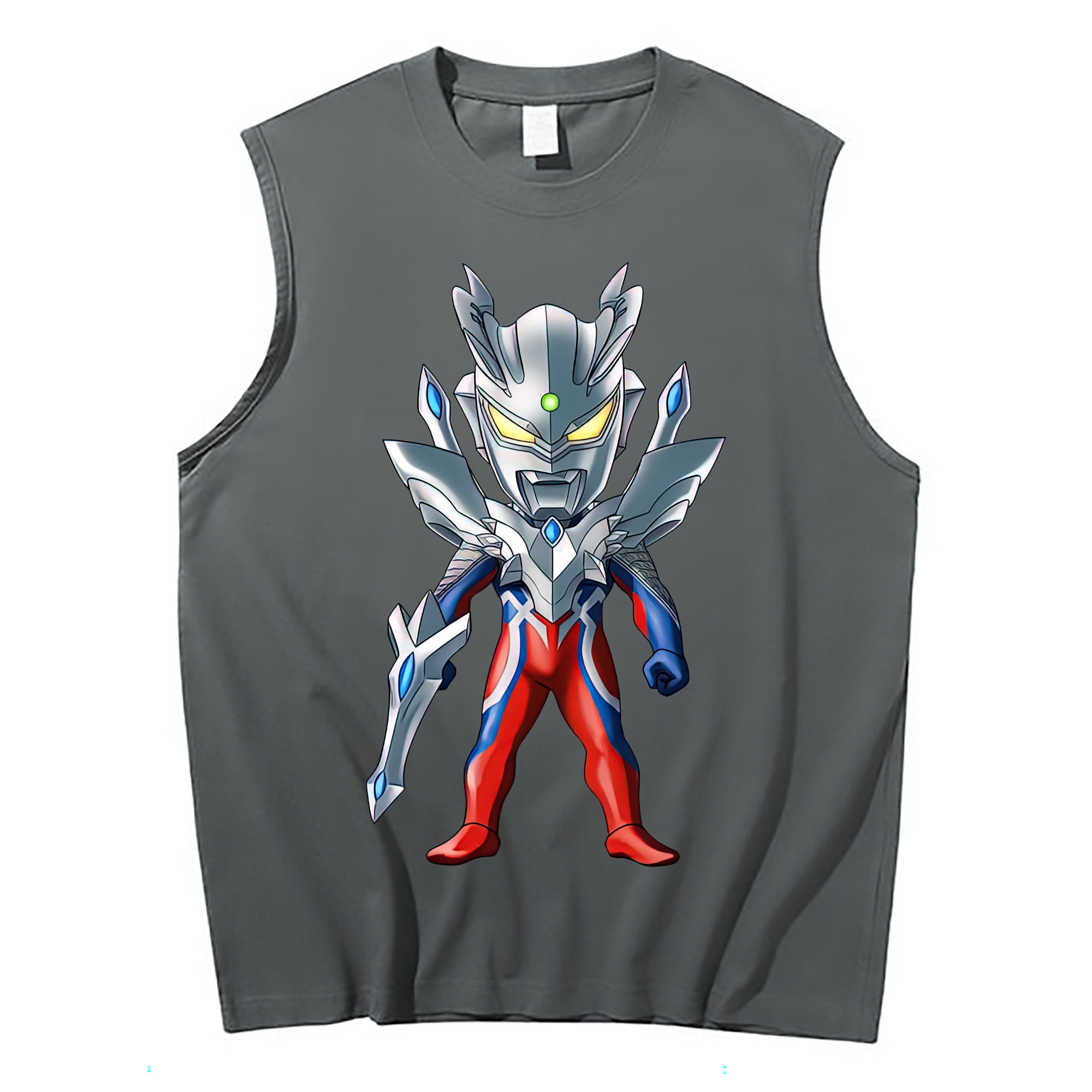 （画像用） ウルトラマン Ultraman コットン100％タンクトップ（フロントプリント）